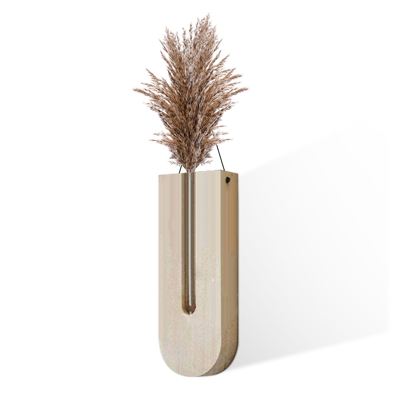 Wooden Vase Indoor Wall Hanging Planter