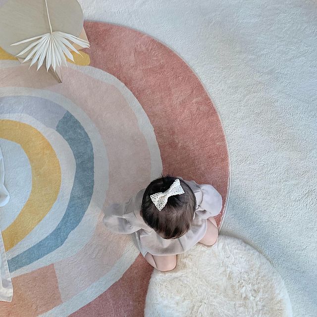Rainbow Carpet for Kids