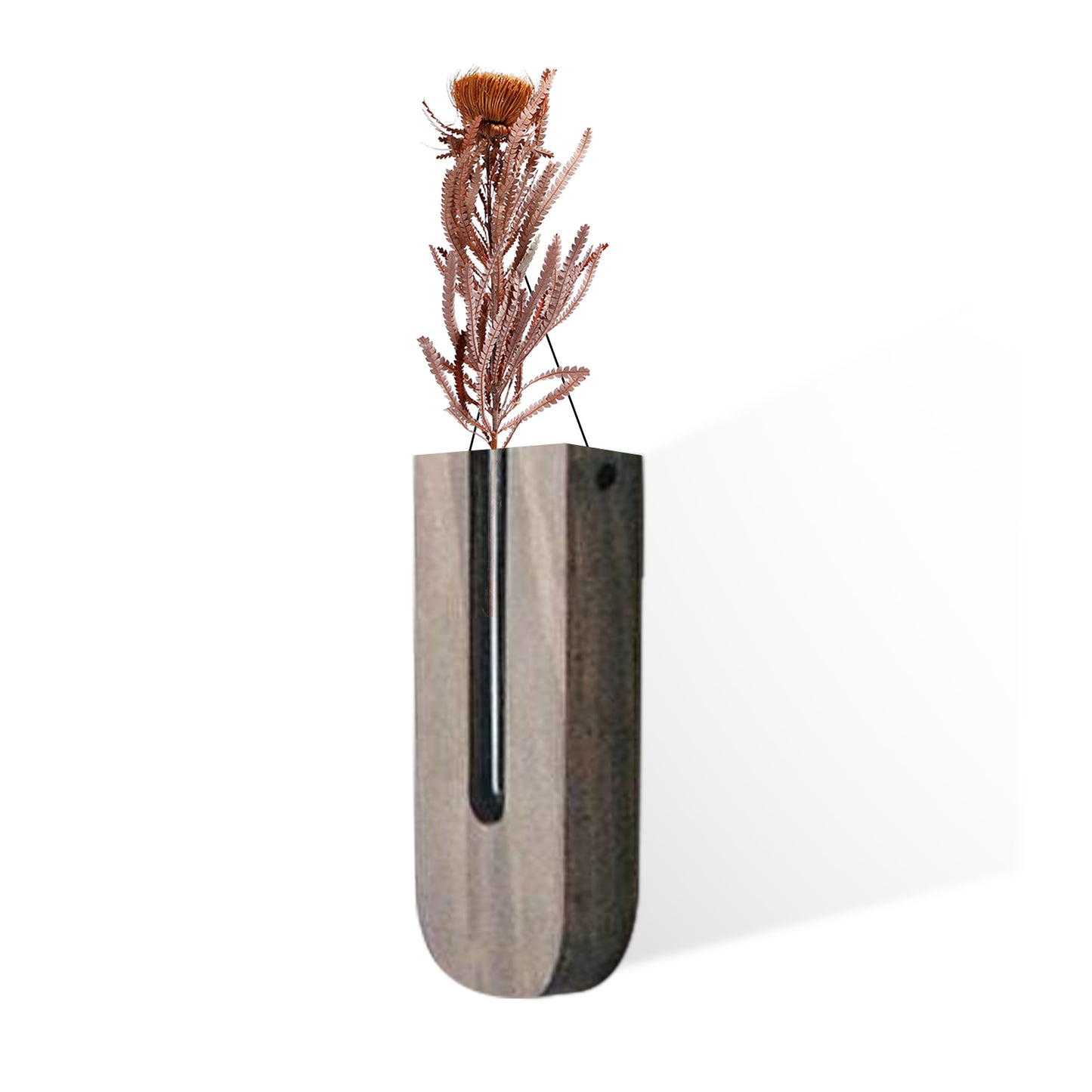 Wooden Vase Indoor Wall Hanging Planter