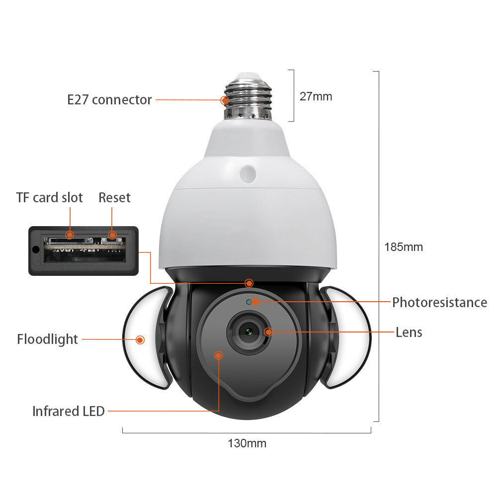 Light Bulb Surveillance Camera